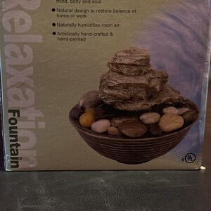 Relaxation Fountain with Natural Stones